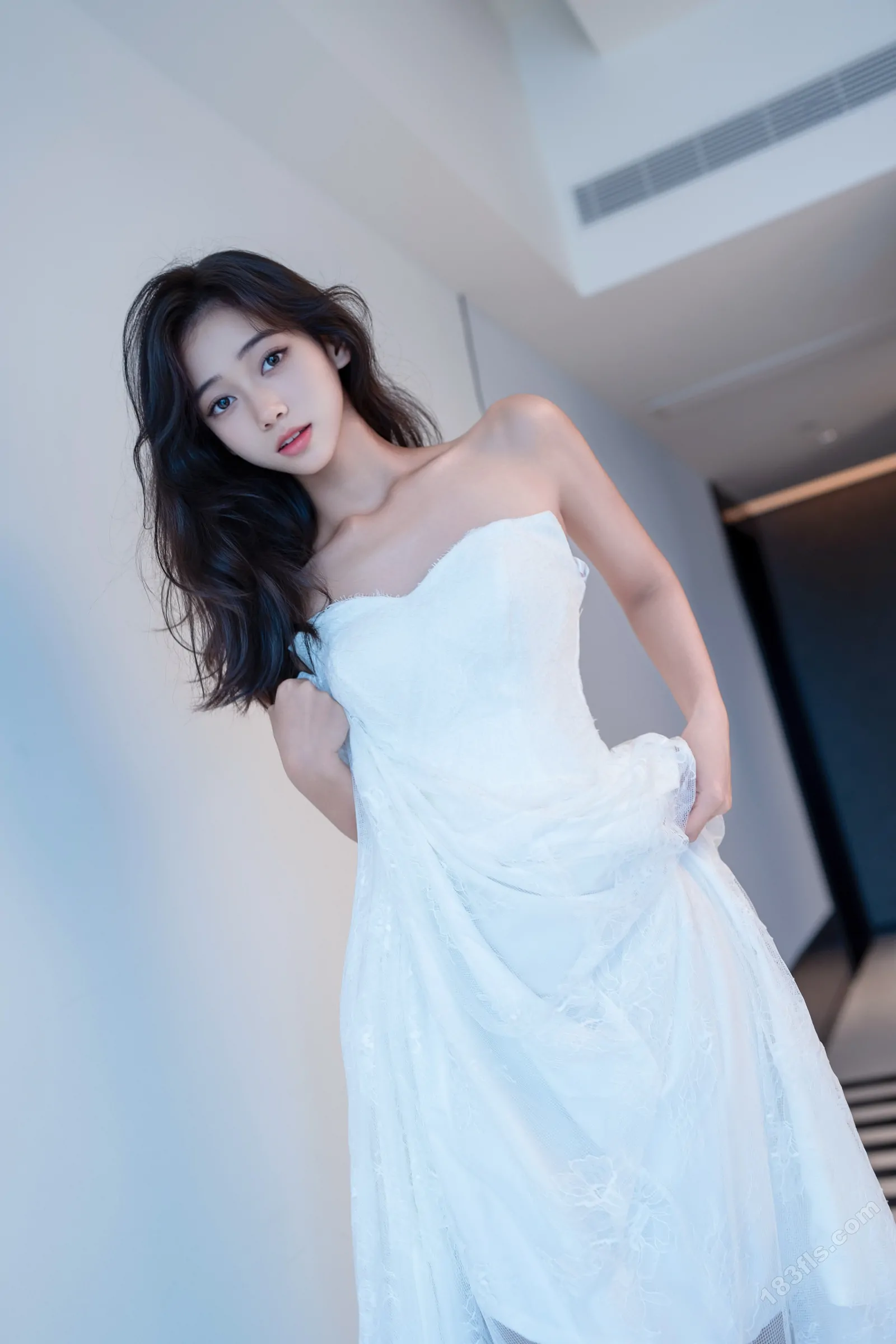 xiuren秀人网福利时安安大尺度私拍写真白纱-第3张图片-宅男套图吧