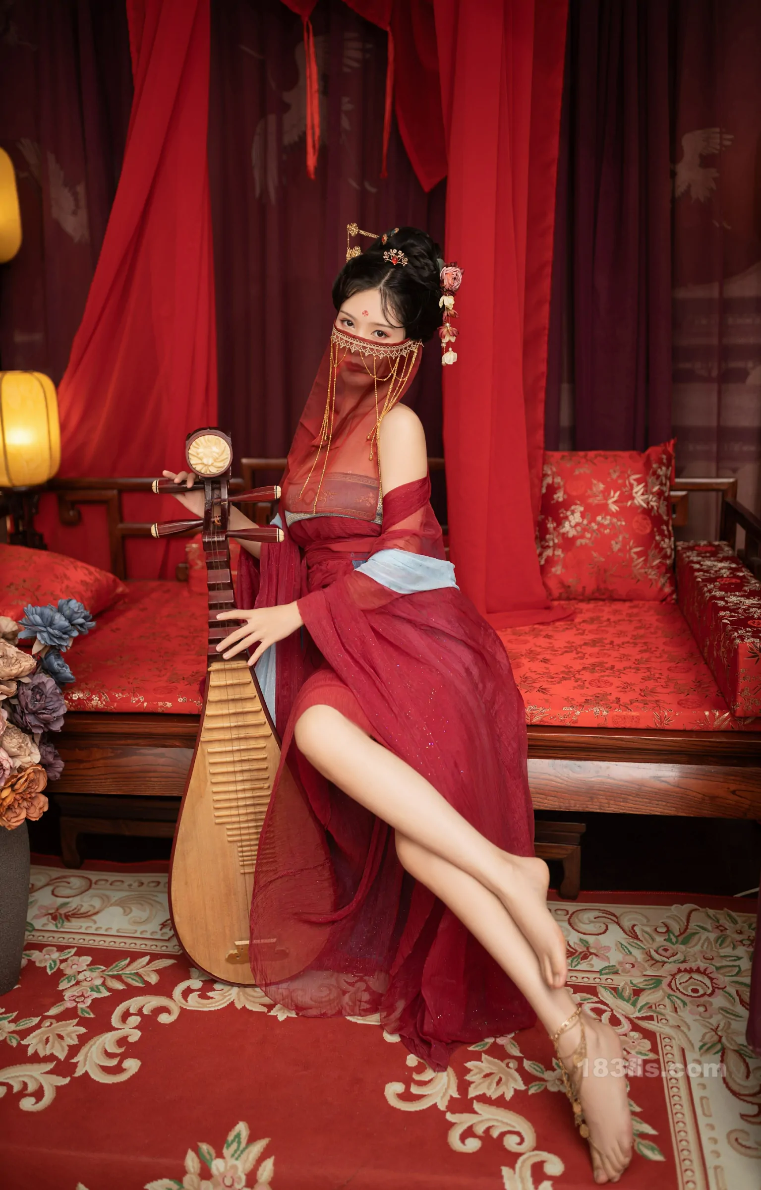 抖娘利世 新年特辑-花魁献曲-第5张图片-宅男套图吧 抖娘利世 新年特辑-花魁献曲-第5张图片-宅男套图吧