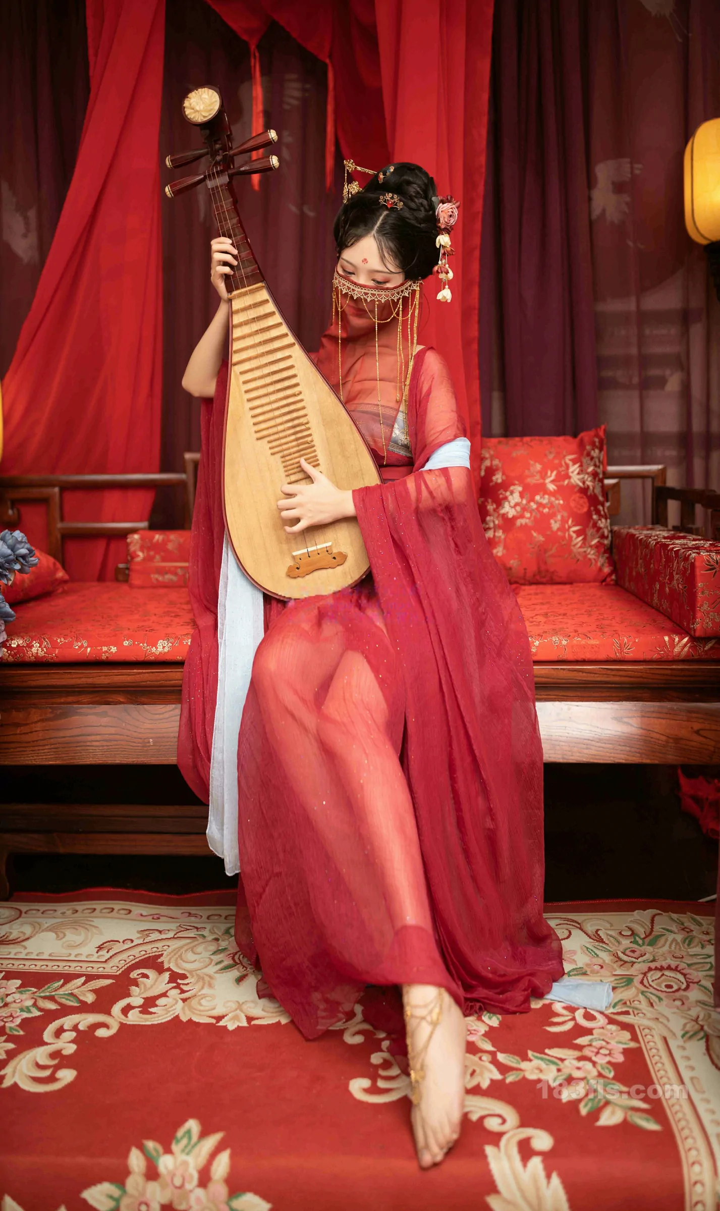 抖娘利世 新年特辑-花魁献曲-第3张图片-宅男套图吧 抖娘利世 新年特辑-花魁献曲-第3张图片-宅男套图吧