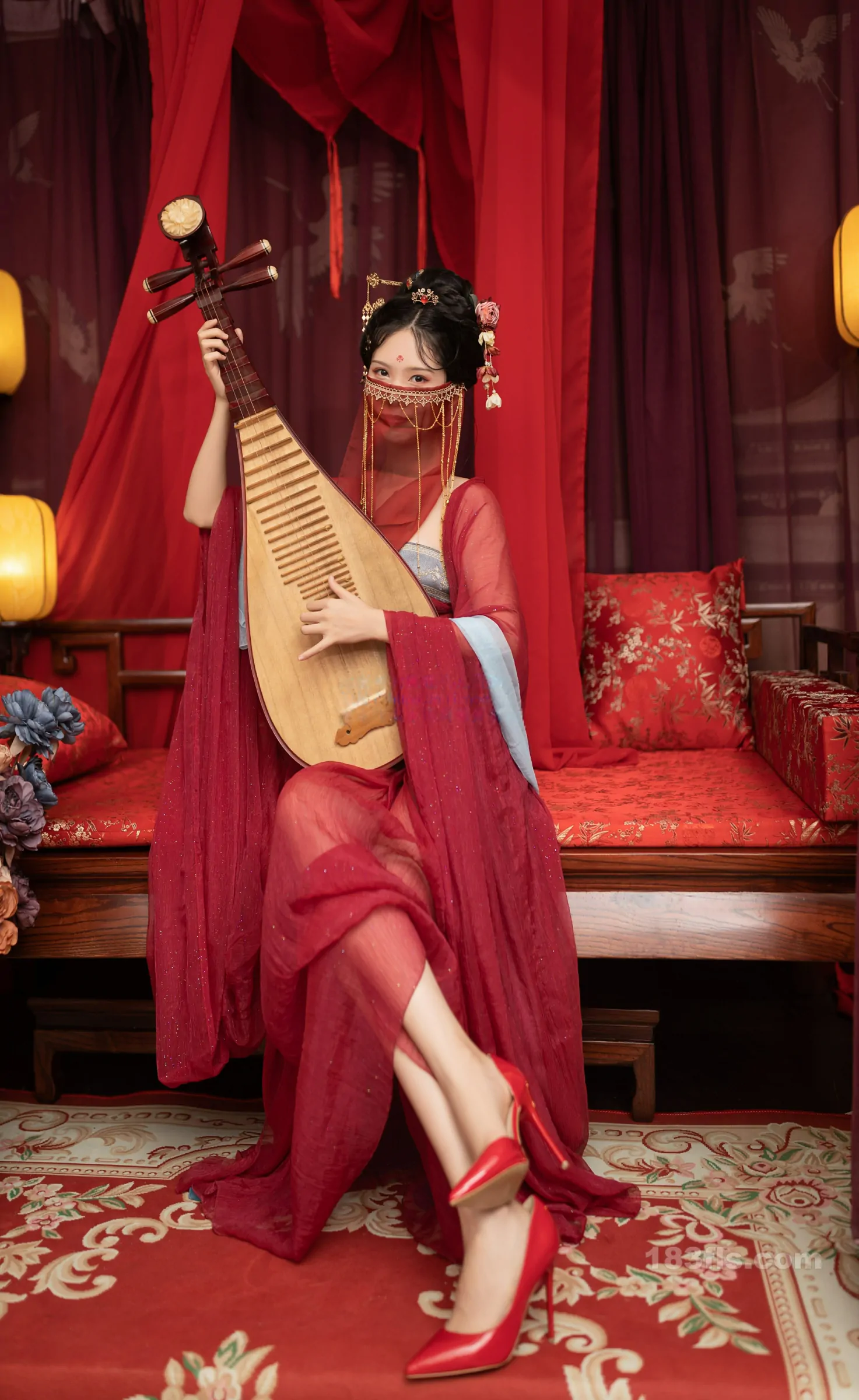 抖娘利世 新年特辑-花魁献曲-第2张图片-宅男套图吧 抖娘利世 新年特辑-花魁献曲-第2张图片-宅男套图吧