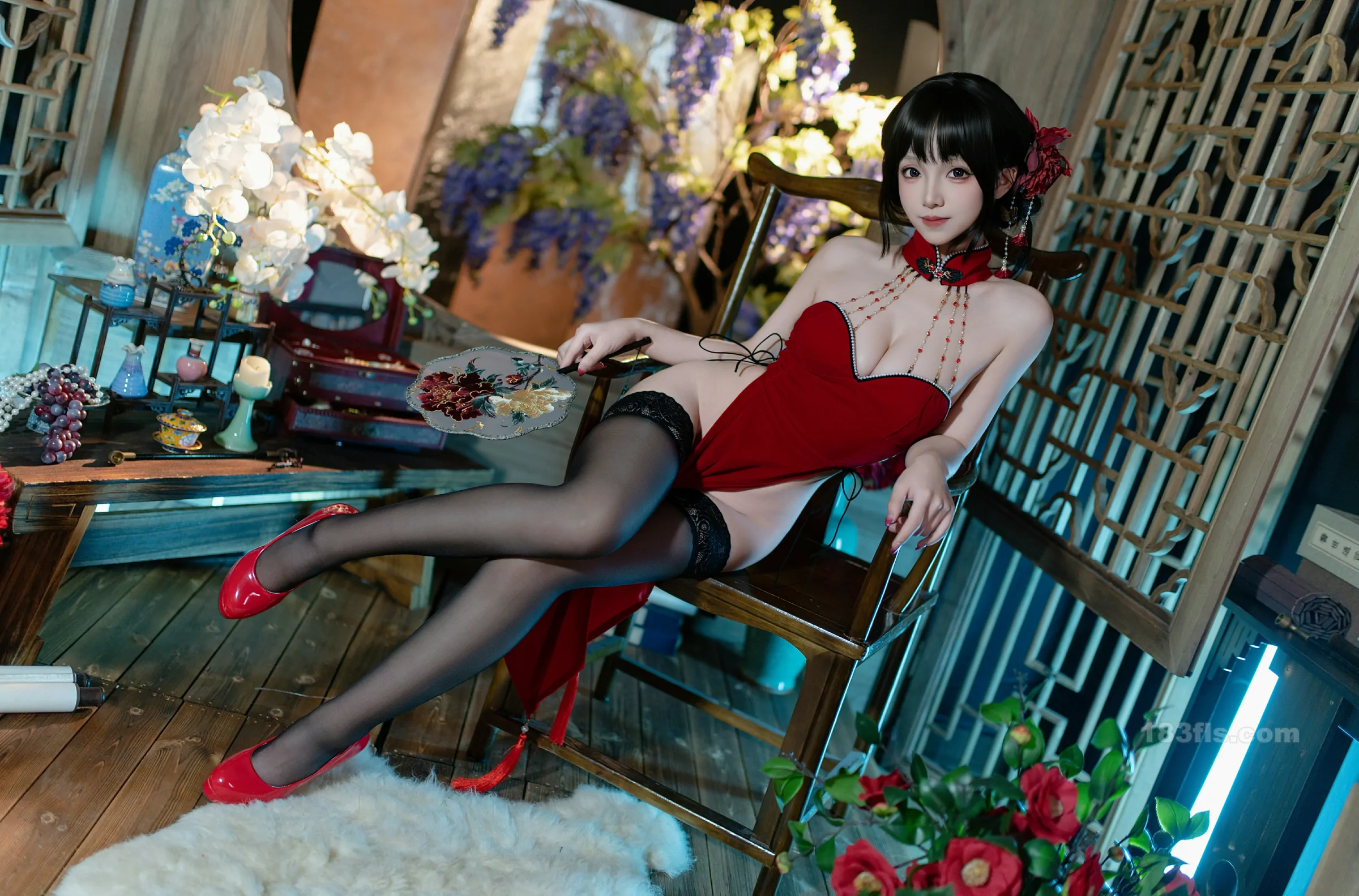 Bangni邦尼 - 元旦旗袍-第4张图片-宅男套图吧