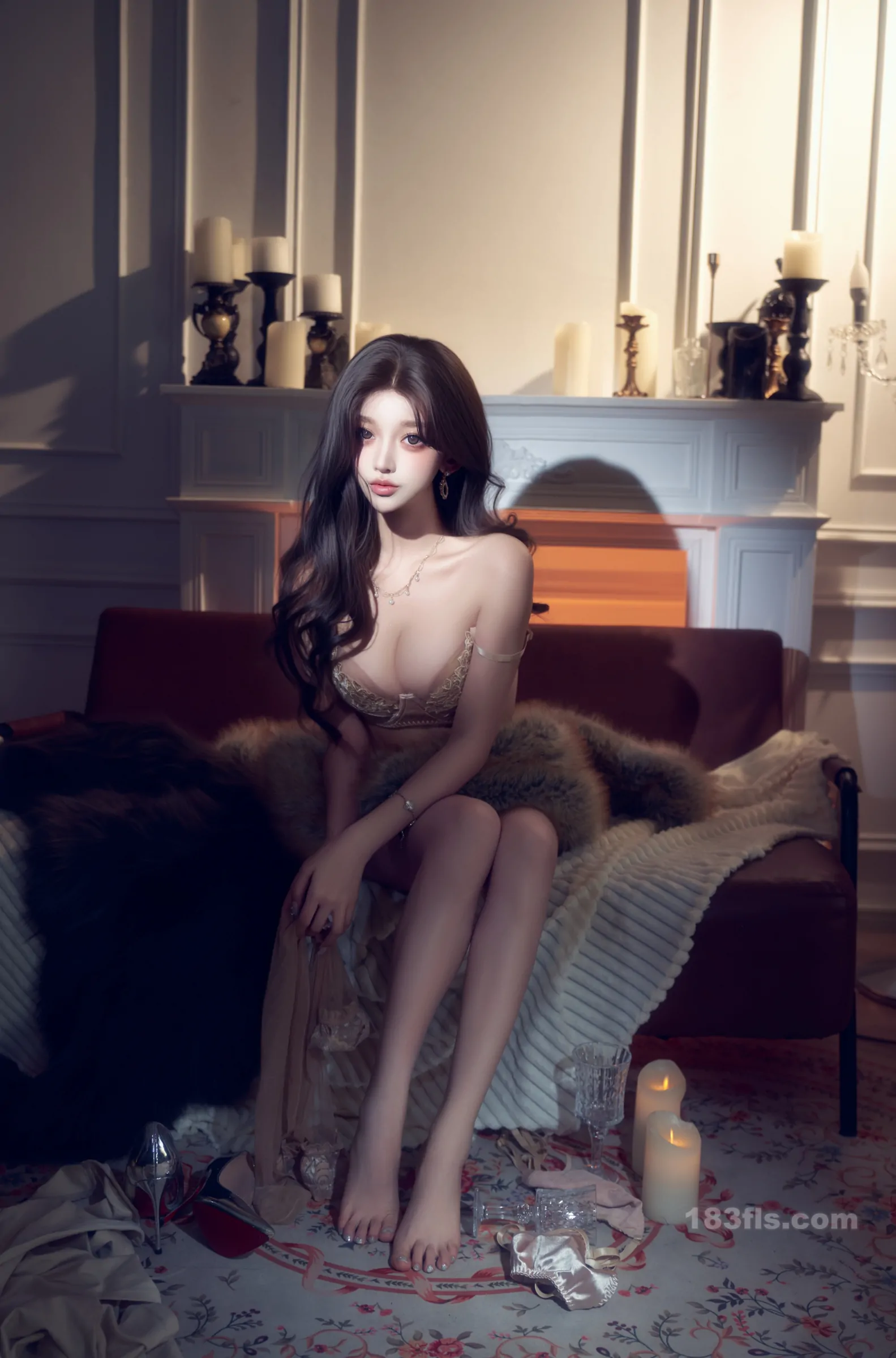 过期米线线喵 - 鎏金梦境-第5张图片-宅男套图吧