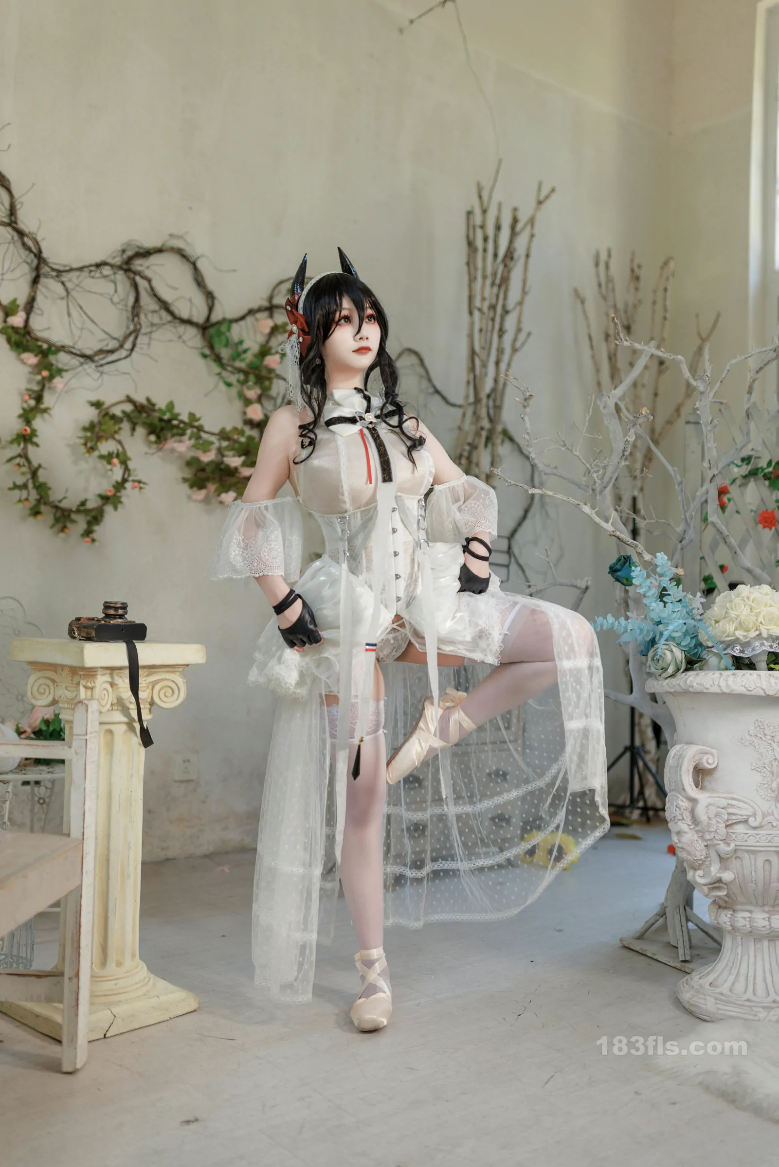 阿雪雪 - 明日方舟 伊内丝 芭蕾-第4张图片-宅男套图吧