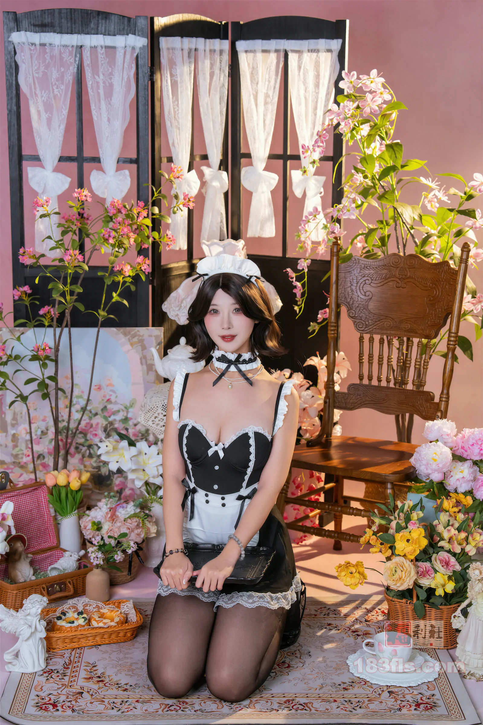 云溪溪&奈汐酱nice - 侍花礼-第4张图片-宅男套图吧