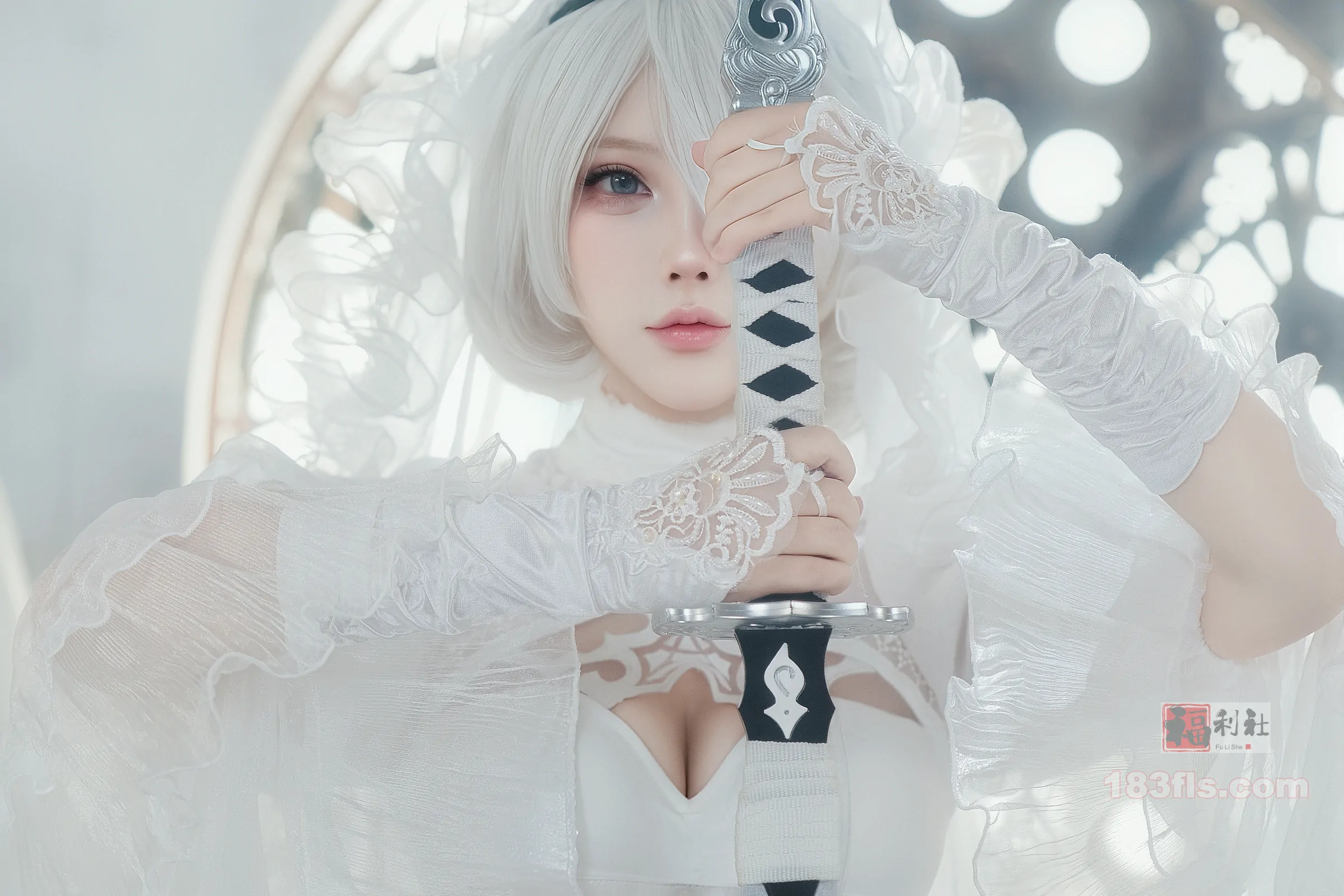 CatDemon喵崽 - 尼尔·机械纪元 2B 狂野新娘-第3张图片-宅男套图吧