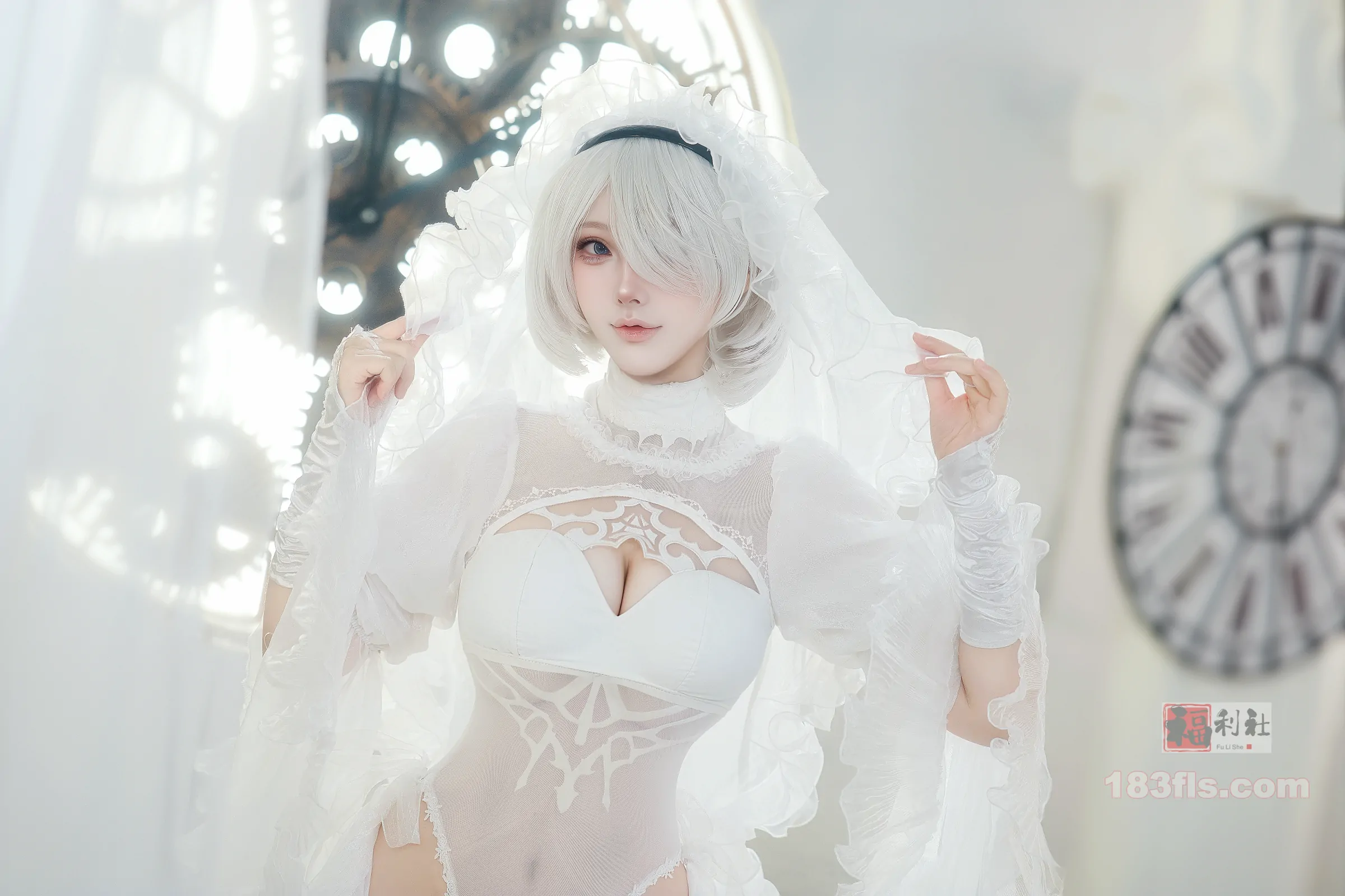 CatDemon喵崽 - 尼尔·机械纪元 2B 狂野新娘-第4张图片-宅男套图吧