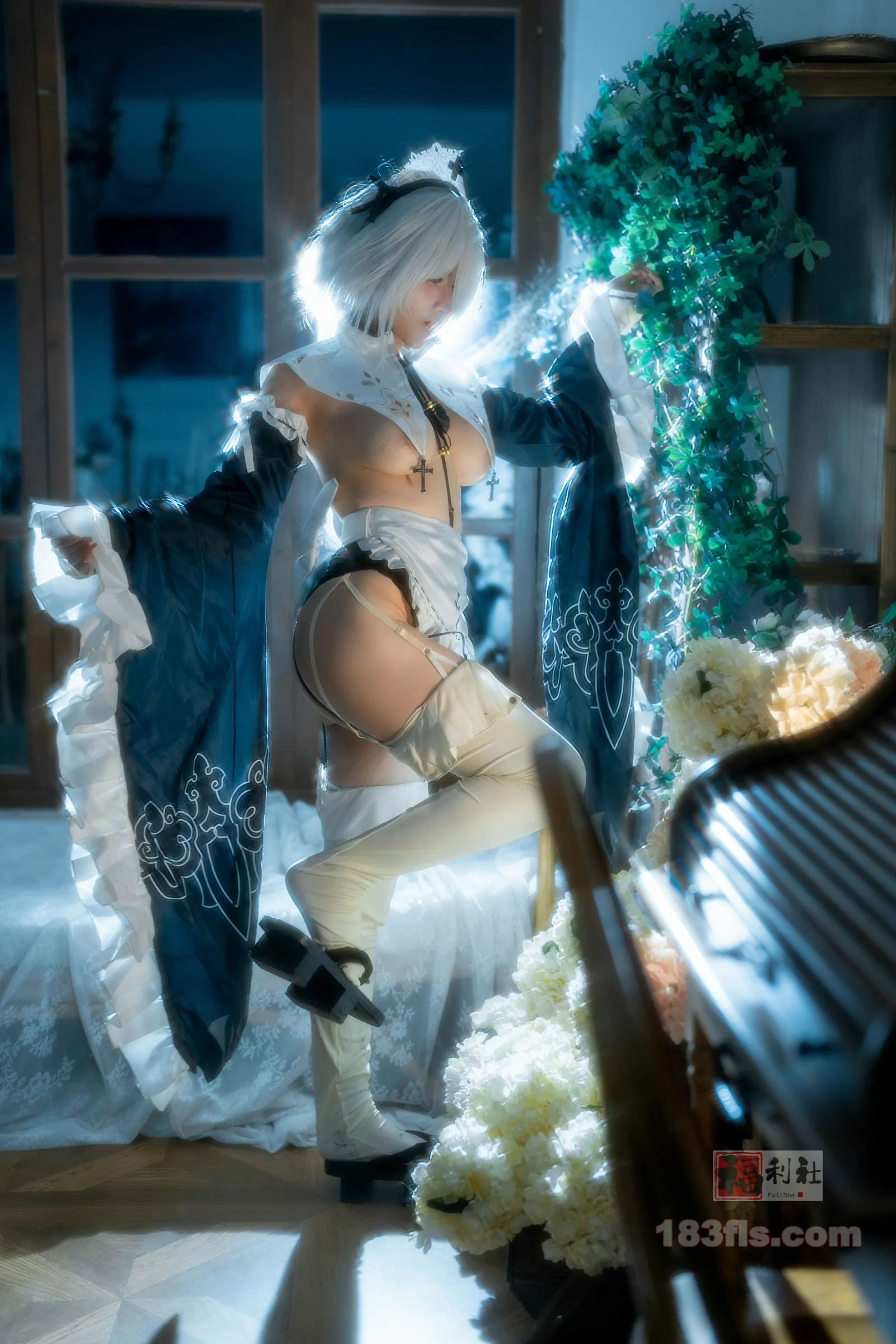 铁手叫兽 - 小u女仆+2b柔光-第4张图片-宅男套图吧