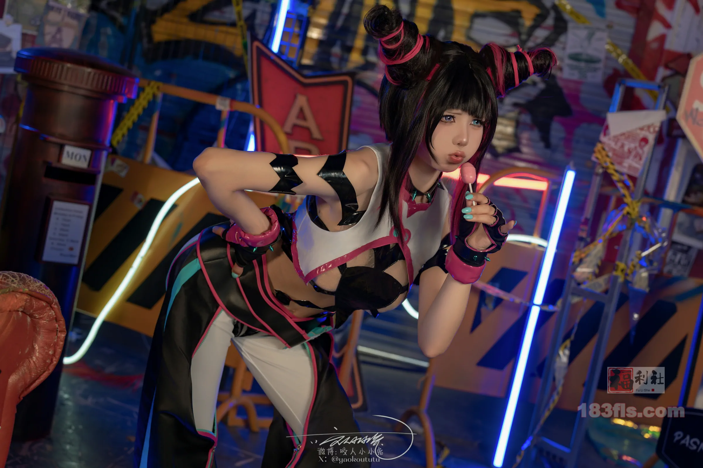 咬一口兔娘 05月作品『街霸-韩蛛俐』-第6张图片-宅男套图吧