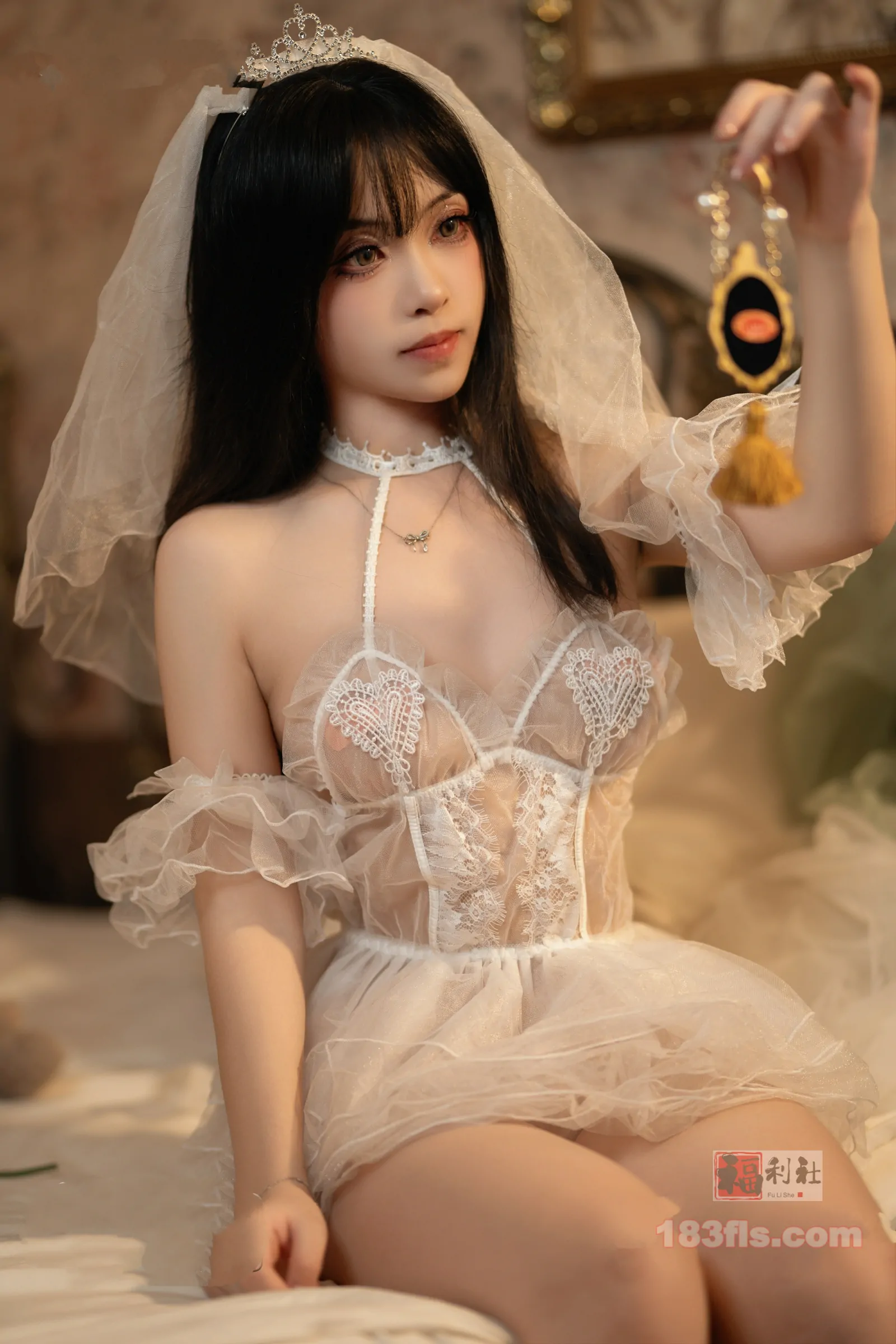 Bangni邦尼 - 白色花嫁-第6张图片-宅男套图吧