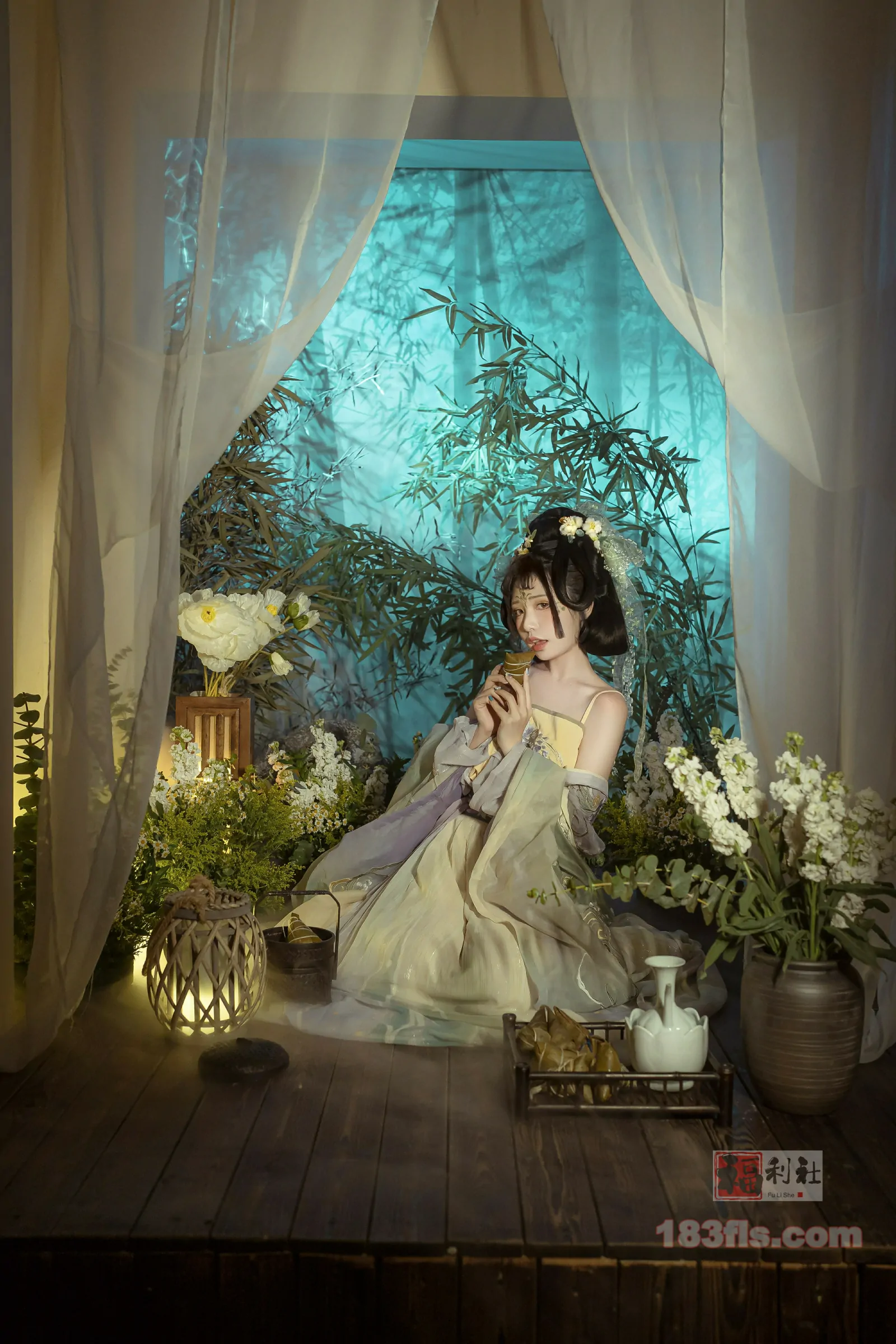 爆机少女喵小吉 - 浣溪沙·端午-第6张图片-宅男套图吧